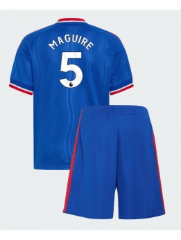 Manchester United Harry Maguire #5 Auswärts Trikotsatz für Kinder 2026-27 Kurzarm (+ Kurze Hosen)